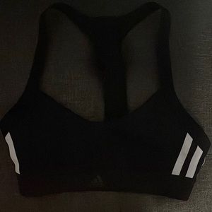 Black Adidas sports bra